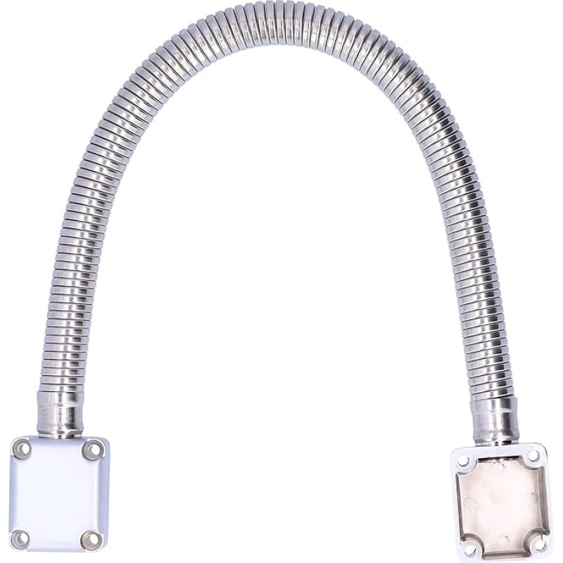 Durų kabelio apsauga, nerūdijančio plieno durų kilpos kabelio apsauga, atviros vielos apsaugos žarna prieigos kontrolės sistemai