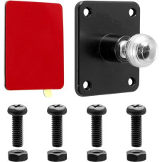 iBOLT Aluminum Adapter Plate 17mm for Garmin GPS Devices, Smartphone Holder and Other Industry Standard 17mm Adapters