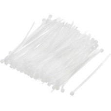 sourcing map Kabelbinder, 10,2 cm, Weiß, 500 Stück, Nylonstreifen, Drahtseil, strapazierfähig, für den Außenbereich, Garten