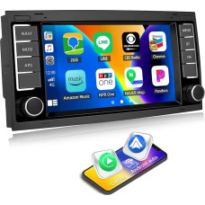 [2+64G] SIXWIN Android 13 automobilinis radijas VW Touareg Transporter T5 Multivan su Carplay/Android Car/Mirrorlink, 7 colių talpinis jutiklinis ekranas palaiko WiFi GPS FM Bluetooth EQ-P2