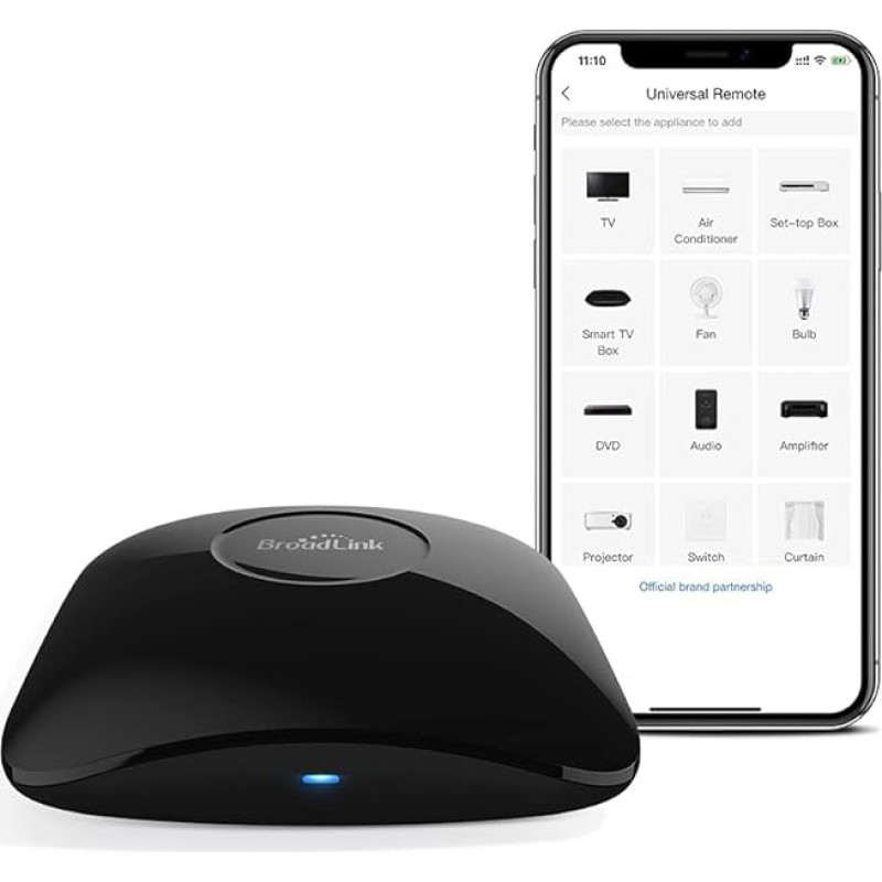 Broadlink RM4 Pro IR RF WiFi universalus nuotolinio valdymo pultas išmaniesiems namams automatizuoti, veikia su 