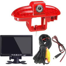 HD Car Reversing System Brake Light Reversing Camera Van Roof Camera Parking Aid Compatible with Opel Vivaro/Combo/Renault Master/Trafic/Fiat Scudo/Talento/Movano/Nissan/Primastar/Citroen