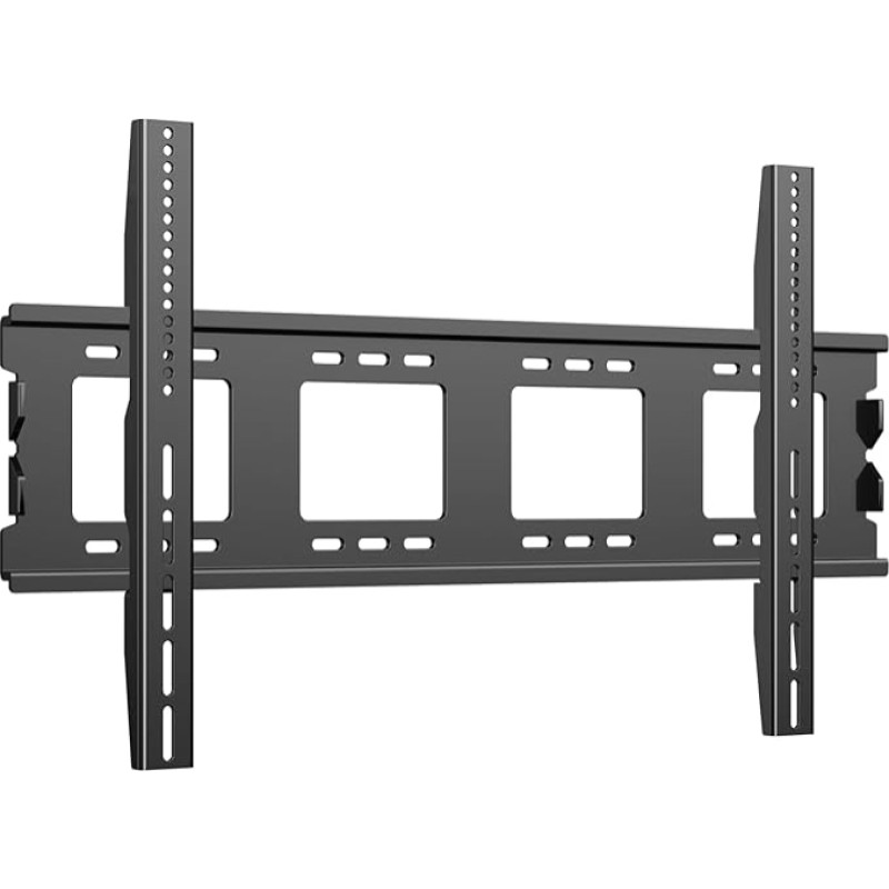 JXMTSPW Sunkus televizoriaus sieninis laikiklis, skirtas daugumai 50-120 colių ekranų, LED/LCD/OLED, plokščiam lenktam ekranui, TV monitoriui iki 125 kg, VESA nuo 200x200 mm iki 800x600 mm, itin plonas