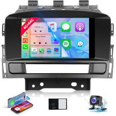 8 branduolių 4+64G Hodozzy Android automobilinis radijas Opel Astra J/Buick Excelle 2011-2014 Con Carplay Android Car, 7 colių ekranas su Sat Nav WiFi automobilinis radijas Bluetooth/USB/WiFi/RDS/FM + Canbus