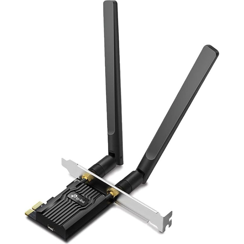 TP-Link Archer TX20E AX1800 Wi-Fi 6 Bluetooth 5.2 PCIe Adapter, Max 1201Mbps 5GHz and Max 574Mbps 2.4GHz, WPA3 Encryption Standard, MU-MIMO, Supports Windows 11/10 (64-bit) Only