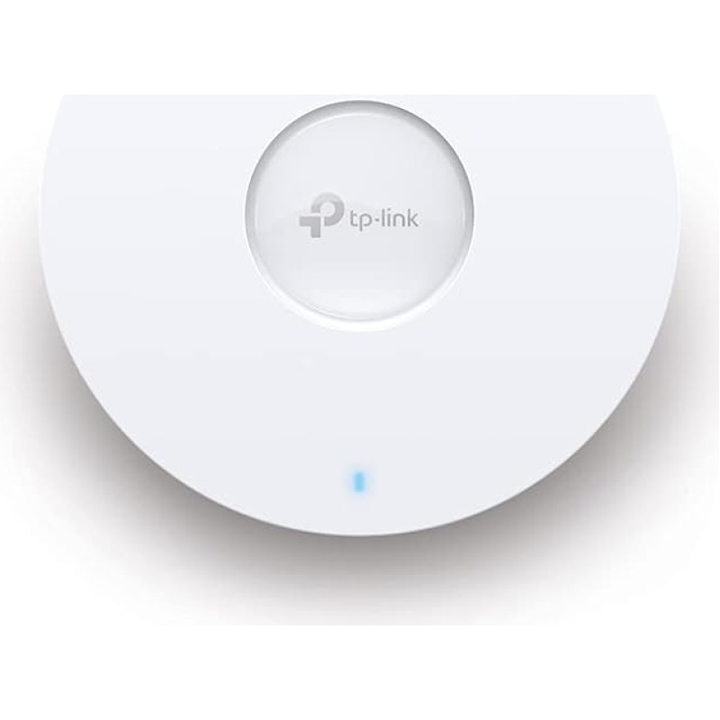 TP-Link EAP653 AX3000 AX3000 Gigabit Dual-Band WiFi 6 WLAN prieigos taškas (Omada SDN, centrinis valdymas, 1 Gigabit prievadas, sklandus WLAN tarptinklinis ryšys, 802.3at PoE, be nuolatinės srovės adapterio) Baltas