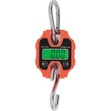 Mini Crane Scale, 250 kg/550 lb Range, Portable Digital Hanging Scale, Removable LCD Display, Portable Digital Crane Scale, Hanging Scale, Industrial Weighing Tool for Hunting
