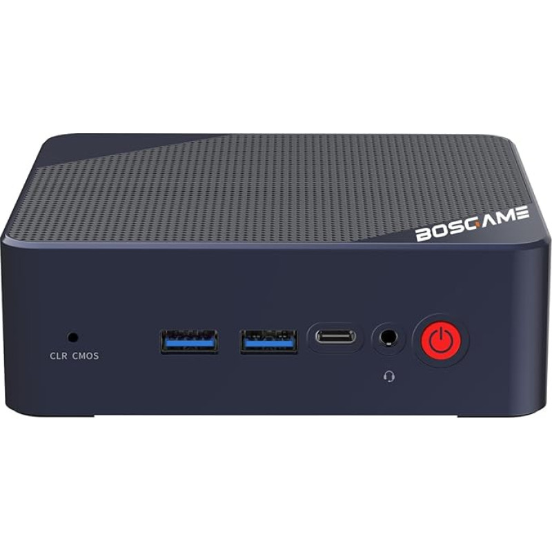 BOSGAME mini kompiuteris N100 Alder Lake Win11 Pro 16GB RAM 512GB SSD Trigubas ekranas 4K 60Hz 36W tylus WIFI5 Biuro švietimas