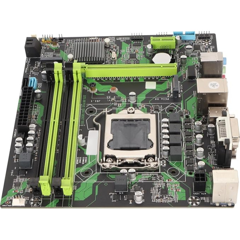 Stalinių kompiuterių motininė plokštė B75 HM LGA 1155 lizdas 4 DDR3 6Gbps NVME PCIe X16 ATX motininė plokštė su SATA M.2 sąsaja VGA DVI HDMI išvestis Core I7 I5 I2