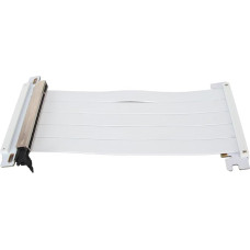 VBESTLIFE PCIE 4.0 X16 Riser Cable, Graphics Card 180 Degree GPU Extension Cable for RTX 4090 4080 4070 4060, for RX7900 XT7800 XT7700 XT7600 7500 (White)