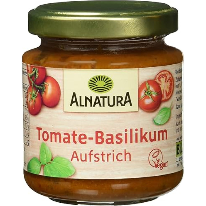 Alnatura Organic Spread Tomato Basil, 110 g