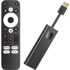 Android TV Stick GD1 4K HDR Smart Streaming Player Box for TV | WiFi/WiFi | Play Store | Chromecast | Netflix | Prime Video | Disney Plus