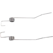 Edelstahl-Torsionsfedern, kleine Feder, Torsionsfeder, 2 Paar 160 Grad große Mülleimerfeder, Torsionsfeder, 100 l, quadratische Kunststoff-Federabdeckung, Zubehörfeder