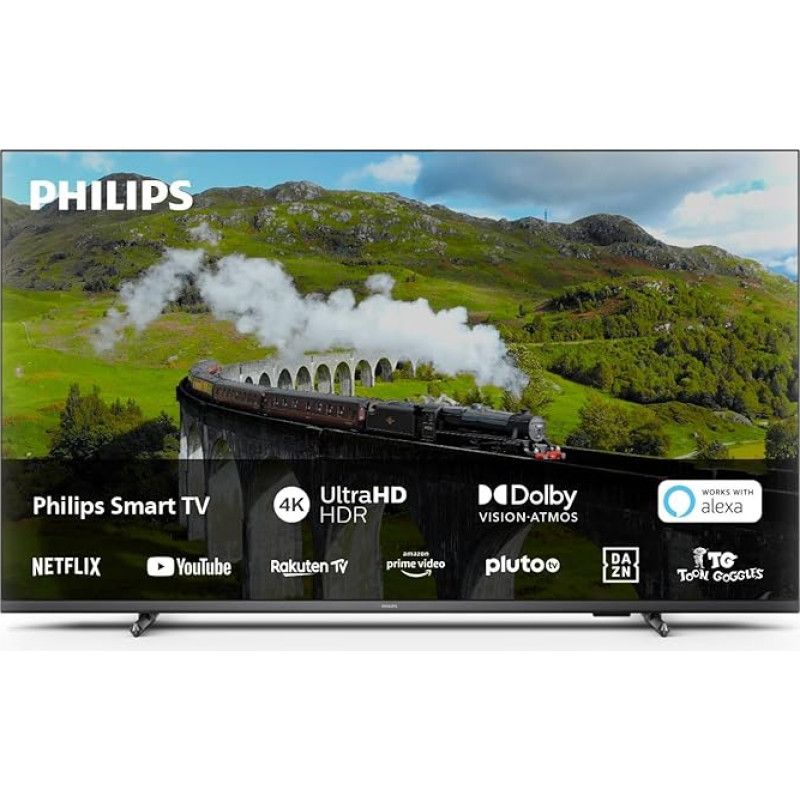 Philips Smart TV | 75PUS7608/12 | 189 cm (75 Zoll) 4K UHD LED Fernseher | 60 Hz | HDR | Dolby Vision