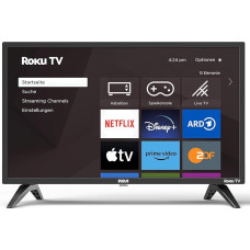 RCA Smart TV 24 Inch (60 cm) WiFi TV Roku TV HD Ready with Triple Tuner, App Store, Prime Video, Netflix, YouTube, DAZN, Disney+, RK24HD1