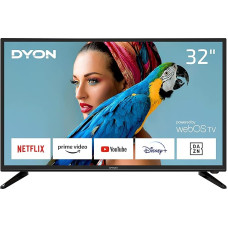 DYON Smart 32 X-EOS 80 cm (32 Inch) Smart TV (HD, HD Triple Tuner (DVB-C/-S2/-T2), App Store, Prime Video, Netflix, Magic Remote with Voice & Gesture Control) [Mod. 2022]