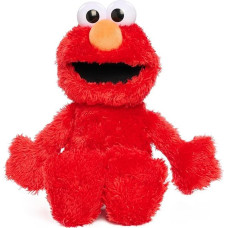 Just Play Sesame Street Tickle Me Elmo, 34 cm pliušinė lėlė, juokiasi, šūkauja ir žiopčioja, raudona, vaikiškas žaislas nuo 18 mėnesių