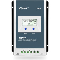 EPEVER 20 A MPPT saulės energijos įkrovos valdiklis / reguliatorius su įmontuotu LCD ekranu, skirtas iki 260 W (12 V akumuliatorių sistema) / 520 W (24 V akumuliatorių sistema) saulės baterijoms iki 100 V