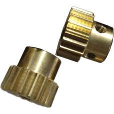 Motorritzel, Zahnrad, Motorritzel, 0,8 m, 18/20 Zähne, Kupferzahnräder, Loch 6 mm, abgestuftes Stirnrad M3 Messingritzel GS (Lochdurchmesser: 6 mm, Anzahl der Zähne: 18 Zähne) ( Spalva : 20 dantų , dydis