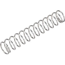 sourcing map 5 Pack 304 Stainless Steel Compression Spring 18mm OD 1.6mm Wire Size 50mm Compressed Length 100mm Free Length 66.4N Load Capacity Silver