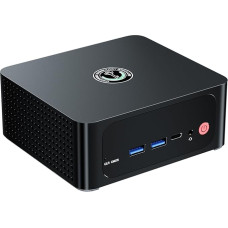 TRIGEKY S6 Pro Mini PC AMD Ryzen 9 6900HX (iki 4.9GHz, 8C/16T) Mikro kompiuteris, 16GB DDR5 RAM + 500GB ROM SSD PCIe 4.0 Mini stalinis žaidimų kompiuteris │HDMI│DP │Type C │WiFi 6│BT5.2 │USB 4.0│LAN 2.5G