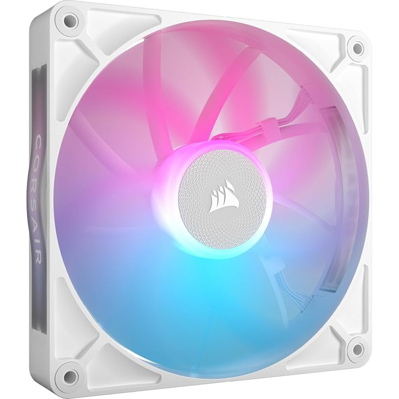 Corsair iCUE LINK RX140 RGB 140mm PWM Fan - Magnetic Dome Bearing - Single Fan - White