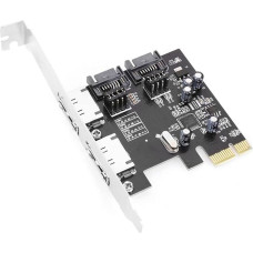 CY PCI-E į 4 prievadus SATA 3.0 eSATA PCIe SATA3 6Gbps PCI-E adapterio išplėtimo plokštė