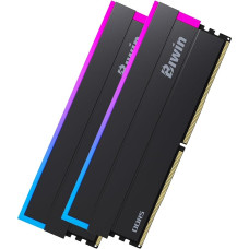 BIWIN Black Opal DW100 DDR5 RGB RAM 64 GB (2 x 32 GB) 6400 MHz CL32 Kompiuterinė atmintis XMP 3.0 AMD EXPO Intel XMP kompatibel, juodos spalvos