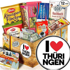 I Love Thüringen Gift Basket Chocolate DDR