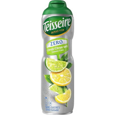 Teisseire Lemon Lime (Citron - Citron Vert) Zero - nealkoholiniams gėrimams be cukraus 60cl