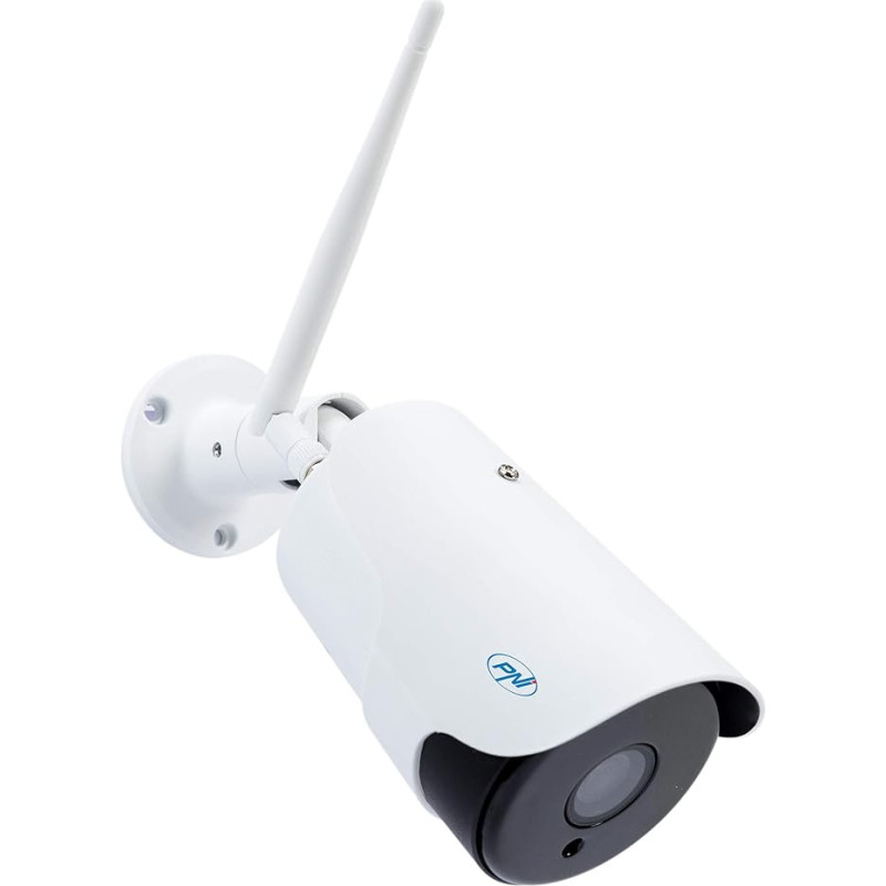 PNI House Video Surveillance Camera IP52 2MP 1080P Wireless and MicroSD Slot for Outdoor and Indoor Use Night Mode