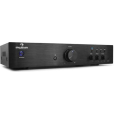 AUNA AV2-CD508 Hi-Fi CD grotuvas Stereofoninis galios stiprintuvas Max. 600 W, USB prievadas, stiprintuvo muzikos sistema, LCD ekranas, Aux-In, 4x Stereo RCA, infraraudonųjų spindulių nuotolinio valdymo pultas, Bluetooth