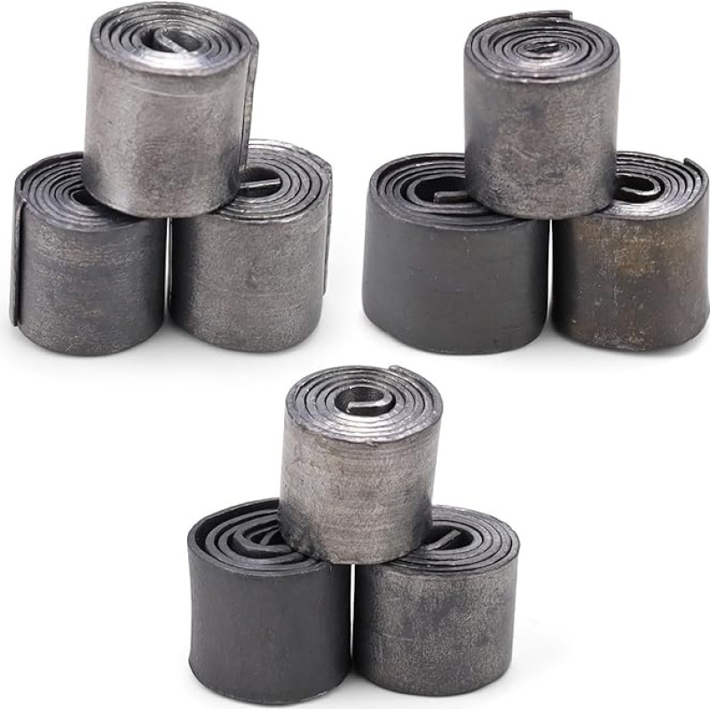 KLEHOPE Švinas Žvejyba, 9 vienetų žūklės švino, Dropshot švinas 3 skirtingų dydžių, gali būti supjaustyti pagal dydį žvejys švinas, Tackle priedai, lauko sporto žūklė