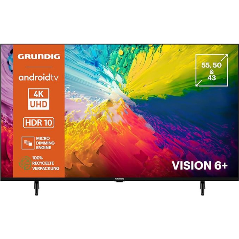 GRUNDIG 50 VOE 73 TV 50 colių (126 cm) LED televizorius, 