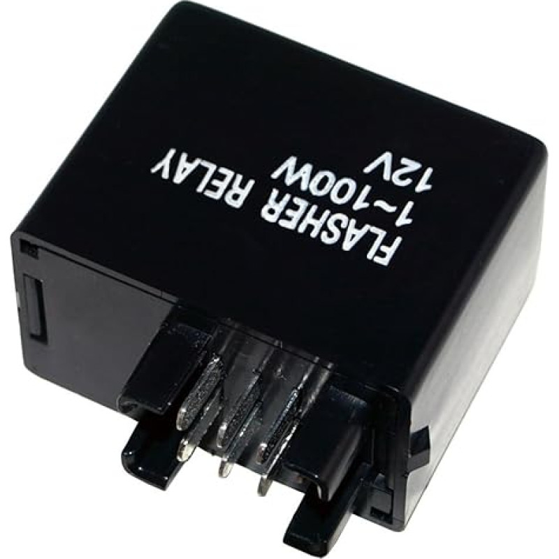 Motorcycle LED Halogen Indicator Relay Flasher Relay Flasher Sensor Load Independent 12 V (7-Pin (Suzuki Models))