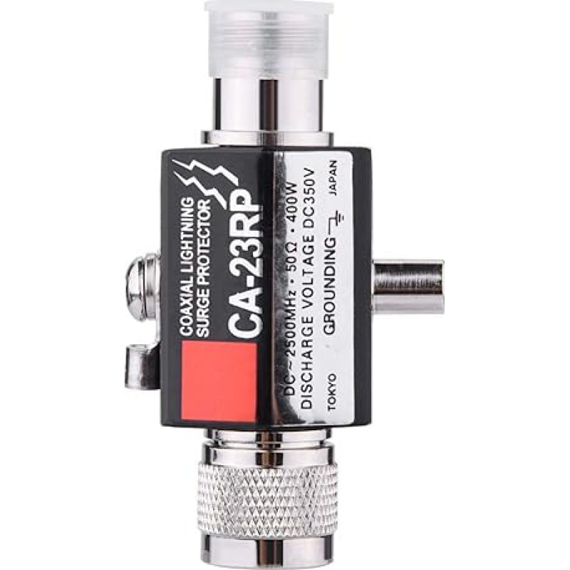 Koaksialinė apsauga nuo viršįtampių 400W DC-2500MHz 1/4 bangos ilgio trumpojo jungimo Koaksialinė apsauga nuo viršįtampių N vyriškos ir N moteriškos lyties koaksialinė apsauga nuo viršįtampių