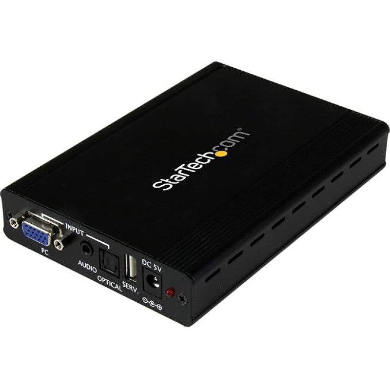 StarTech.com VGA to HDMI Converter with Scaler, VGA to HDMI Scaler with Audio, 1920 x 1200