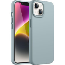 JETech Silicone Case for iPhone 14, 6.1 Inches, Full Body Mobile Phone Case with Silky Soft Touch, Shockproof Protective Case with Microfibre Lining, Agave Green