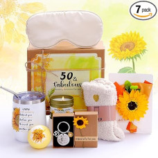 50-ojo gimtadienio dovanos Saulėgrąžų gimtadienio dovanos 50 metų mergaitėms, laimingos 50-ojo gimtadienio dovanos motinai seseriai draugei