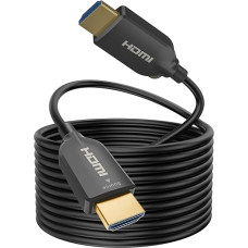 SOEYBAE 4K optinis HDMI kabelis 50 m, HDMI optinis kabelis 2.0 4K @ 60Hz 18Gbps HDCP 2.2 3D HDR (50M)