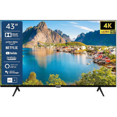 TELEFUNKEN XU43L800 43 Inch TV/Smart TV (4K UHD, Alexa Built-In, Triple Tuner) - Includes 6 Months HD+