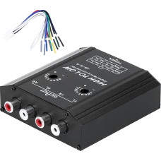 Line Output Converter, High To Low o Converter, O Converter 12 V 4 Channel o Impedance Converter High To Low Line Car Radio Speaker Frequency Filter