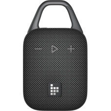 Tronsmart H1 Portable Outdoor Bluetooth Speaker Music Box, 20 Hours Playtime, Loud Sound and Powerful Bass, Integrated Carabiner, IPX7 Waterproof, Adjustable EQ, Bluetooth 5.3 (Black)