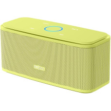 DOSS Bluetooth Speaker, SoundBox Music Box with Bluetooth 5.0, Full Range Driver, 20H Playtime, Touch Control, IPX5 Waterproof, Bluetooth Box for Mobile Phone, Home, Garden, Travel - Yellow