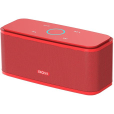 Doss SoundBox Touch Wireless Portable Bluetooth Speaker red