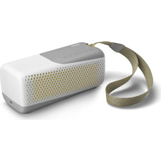 Philips Audio Kabellose Lautsprecher Bluetooth, Hochwertiger, Hochportabler & r IP67 Lautsprecher Mit Integriertem Mikrofon Für Anrufe, Bis Zu 12 Stunden Wiedergabe, TAS4807W, Weiß, TAS4807W/00