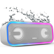 Bluetooth Speaker, DOSS SoundBox Pro+ Wireless Bluetooth Speaker with 24W Impressive Sound, Booming Bass, 15 Hours Playtime, Wireless Range, Gray