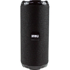 HYKU - 621 Portable Bluetooth Speaker with Hands-Free Microphone, Waterproof and FM Radio Function (Black)