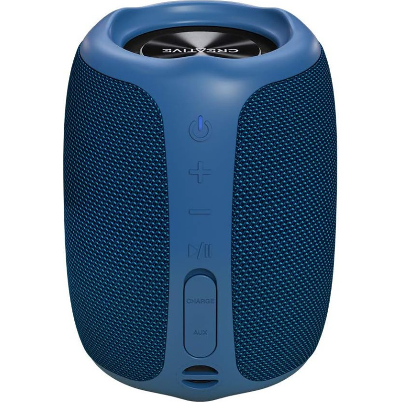 Creative MUVO Play - Portable Bluetooth 5.0 Speakers, Water-Resistant for Outdoor Use According to IPX7, Up to 10 Hours Battery Life, with Siri and Google Assistant blue