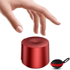 HOAIYO Bluetooth Speaker Small, Portable Wireless Mini Speaker Boxes, TWS Wireless Stereo Pairing, Microphone, 6 Hours Playback for Outdoor and Cycling (Travel Case Not Included)